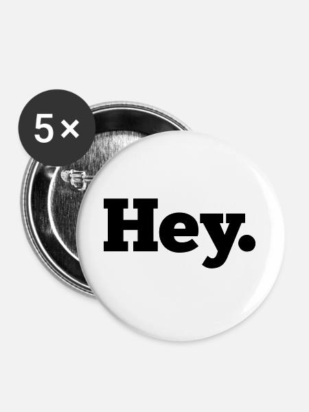 Hey - Buttons large 2.2''/56 mm (5-pack) - white