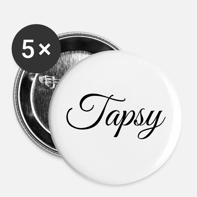 Tapsy 1 - Buttons large 2.2''/56 mm (5-pack) - white