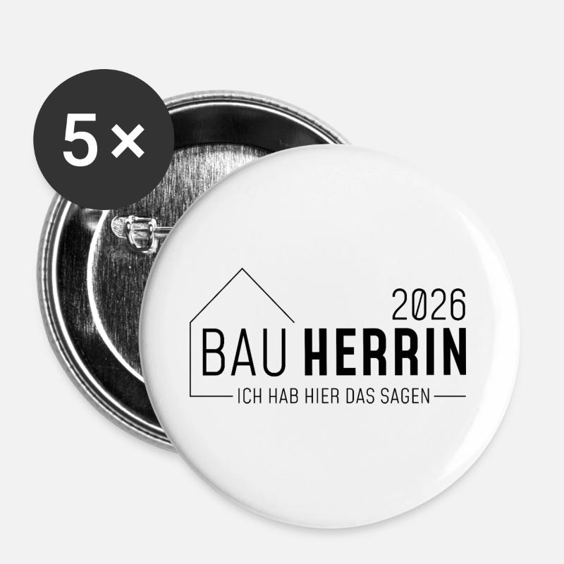 Builder 2026 - I told her that - Buttons large 2.2''/56 mm (5-pack) - white