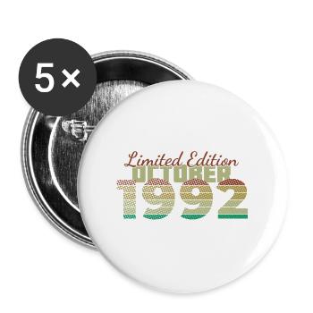 33e anniversaire Édition limitée (SCR) 10/1992 - Lot de 5 grands badges (56 mm) - blanc - Devant