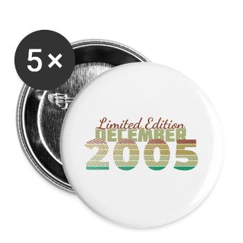 20e anniversaire édition limitée (SCR) 12/2005 - Lot de 5 grands badges (56 mm) - blanc - Devant