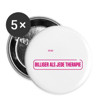 Voyage des filles 2026 Voyage des filles Tournée des filles Voyage des filles - Lot de 5 grands badges (56 mm) - blanc - Devant