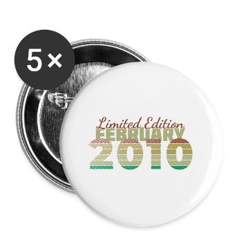 16e anniversaire Édition Limitée (SCR) 02/2010 - Lot de 5 grands badges (56 mm) - blanc - Devant