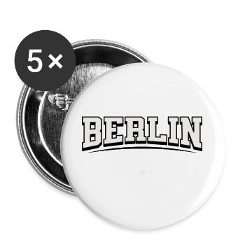 Berlin Arch Vintage Germany - Buttons large 2.2''/56 mm (5-pack) - white - Front