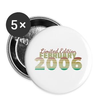 20th Anniversary Limited Edition (SCR) 02/2006 - Buttons large 2.2''/56 mm (5-pack) - white - Front