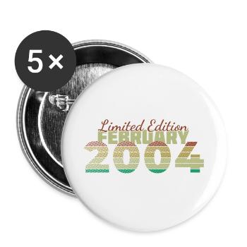 22e anniversaire Édition Limitée (SCR) 02/2004 - Lot de 5 grands badges (56 mm) - blanc - Devant