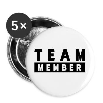 team_member- - Buttons large 2.2''/56 mm (5-pack) - white - Front