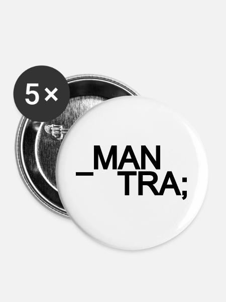 MANTRA Printstream CS2 - Buttons groß 56 mm (5er Pack) - Weiß