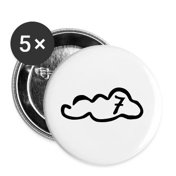 Wolke 7 - Buttons large 2.2''/56 mm (5-pack) - white - Front