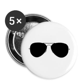 C'est ça la classe ! - Lot de 5 grands badges (56 mm) - blanc - Devant