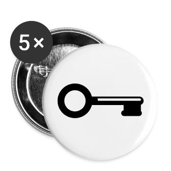key_f1 - Buttons large 2.2''/56 mm (5-pack) - white - Front