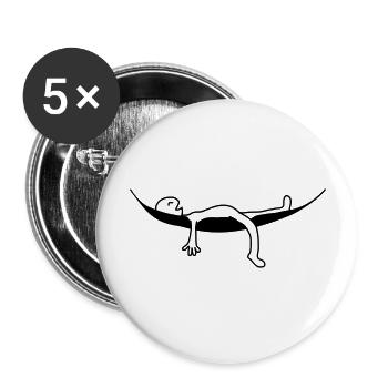 Hammock cozy holiday sleep - Buttons large 2.2''/56 mm (5-pack) - white - Front