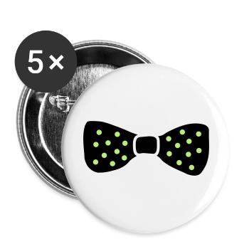 bow_tie - Buttons groß 56 mm (5er Pack) - Weiß - Vorne