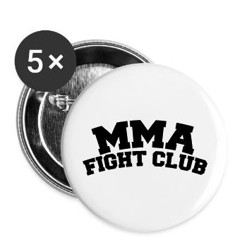 mma_fight_club - Buttons large 2.2''/56 mm (5-pack) - white - Front