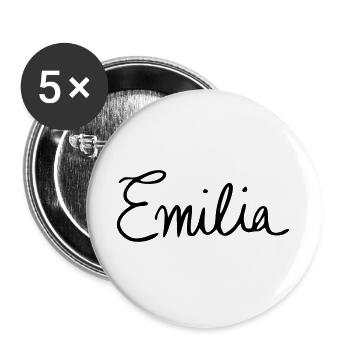 Emilia - Buttons large 2.2''/56 mm (5-pack) - white - Front