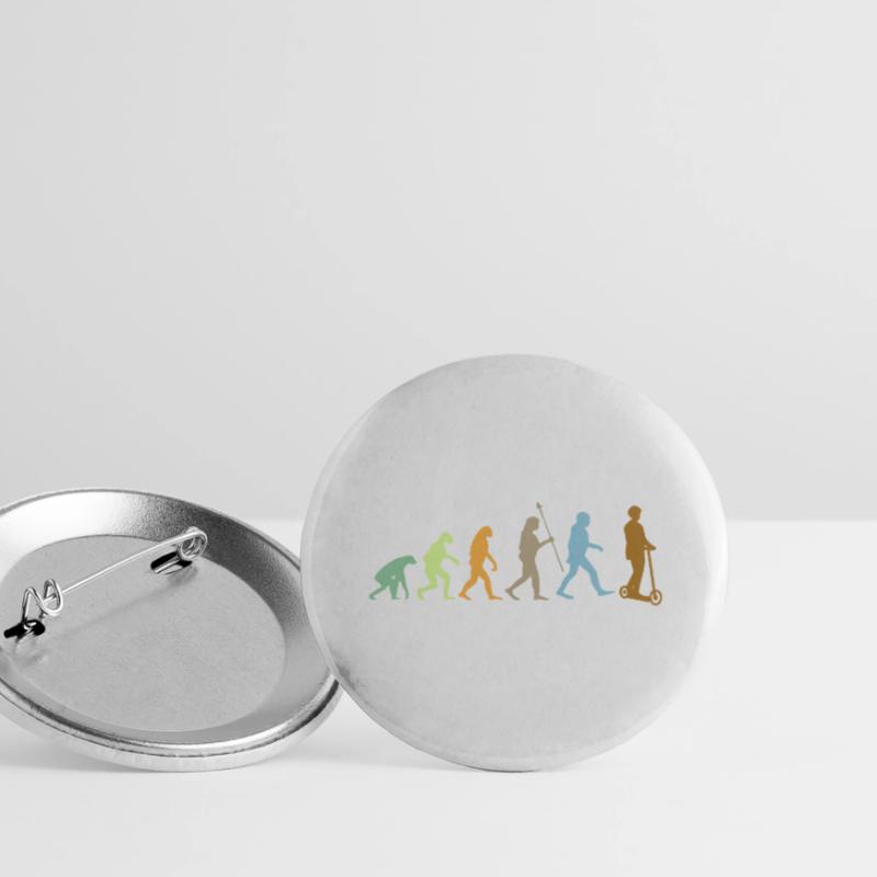 Evolution E-Scooter Tretroller Elektroroller Scoot Buttons groß 56 mm (5er Pack)