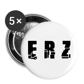 Erzgebirge meine Heimat - Buttons groß 56 mm (5er Pack) - Weiß - Vorne