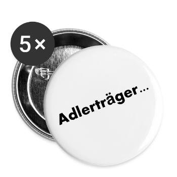 Adlerträger - Buttons groß 56 mm (5er Pack) - Weiß - Vorne