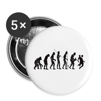 Football coach Football player Football footballer - Buttons large 2.2''/56 mm (5-pack) - white - Front