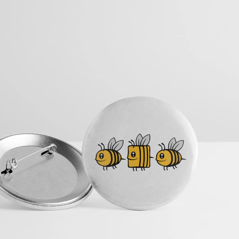 bee different comic bee Buttons large 2.2''/56 mm (5-pack)