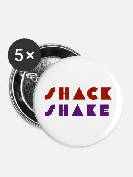CHEERS - Buttons groß 56 mm (5er Pack) - Weiß