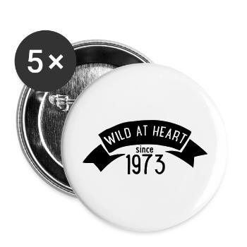 1973 - Buttons large 2.2''/56 mm (5-pack) - white - Front