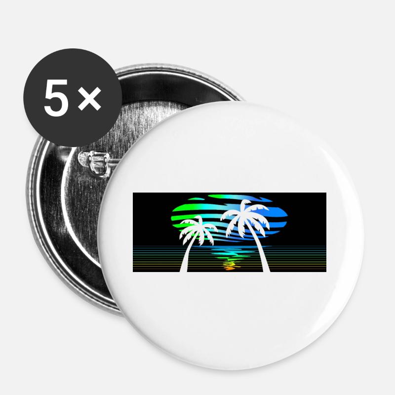 heatwave - Buttons large 2.2''/56 mm (5-pack) - white
