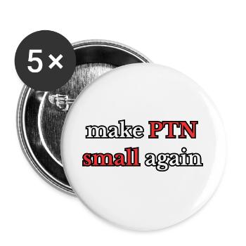 Make PTN small again - Buttons large 2.2''/56 mm (5-pack) - white - Front