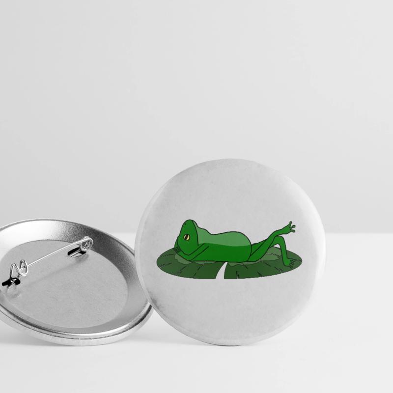 Frog Toad Chill Toad Buttons large 2.2''/56 mm (5-pack)