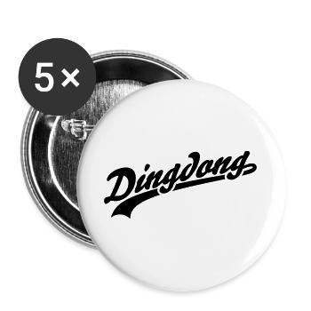 Dingdong - Buttons large 2.2''/56 mm (5-pack) - white - Front