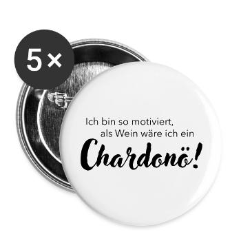 Je suis un Chardonö - Lot de 5 grands badges (56 mm) - blanc - Devant