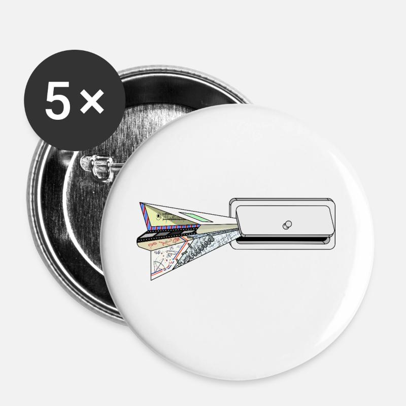 PLAN - Buttons large 2.2''/56 mm (5-pack) - white