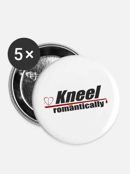 Valentine’s Sparrow Edition - Buttons groß 56 mm (5er Pack) - Weiß