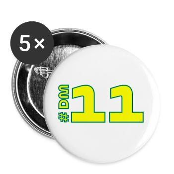 -DM11-2026 - Buttons large 2.2''/56 mm (5-pack) - white - Front
