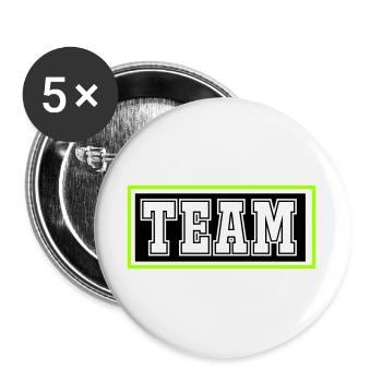 Team - Buttons large 2.2''/56 mm (5-pack) - white - Front