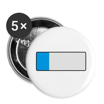 _blank_kurz - Buttons large 2.2''/56 mm (5-pack) - white - Front