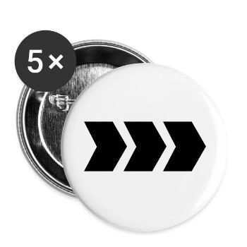 arrow - Buttons large 2.2''/56 mm (5-pack) - white - Front
