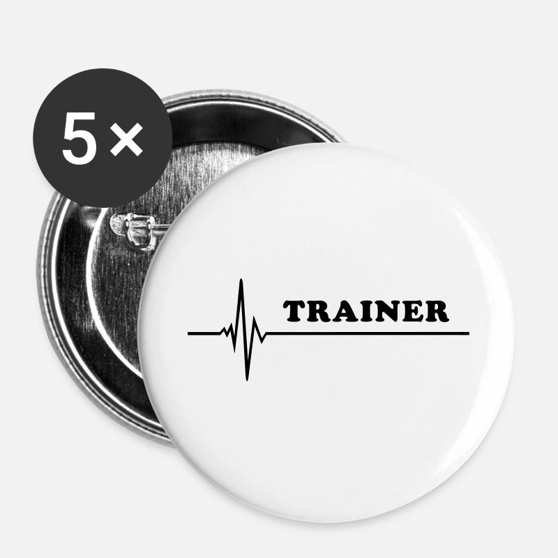 Pulse - Trainer - Buttons large 2.2''/56 mm (5-pack) - white