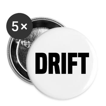 drift - Buttons groß 56 mm (5er Pack) - Weiß - Vorne