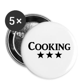 cooking - Buttons groß 56 mm (5er Pack) - Weiß - Vorne