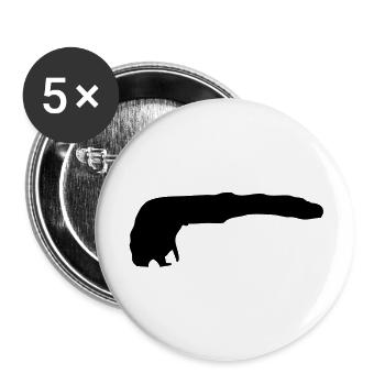 langeoog___f1 - Buttons groß 56 mm (5er Pack) - Weiß - Vorne