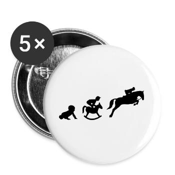 Ride - Buttons large 2.2''/56 mm (5-pack) - white - Front