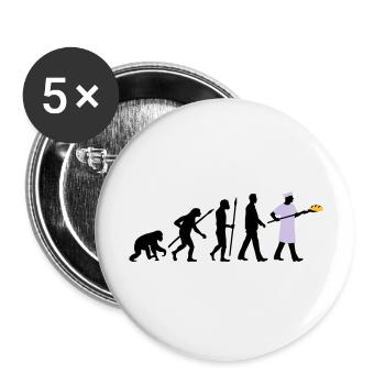 evolution_backer_122013_b_3c - Buttons groß 56 mm (5er Pack) - Weiß - Vorne