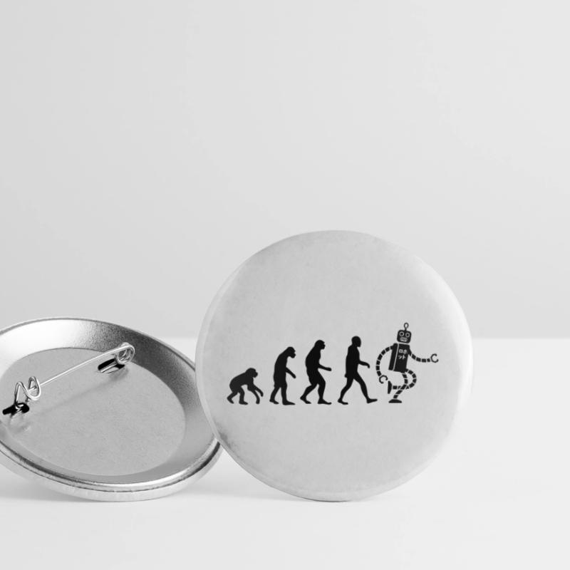 evolution robot évolution Lot de 5 grands badges (56 mm)