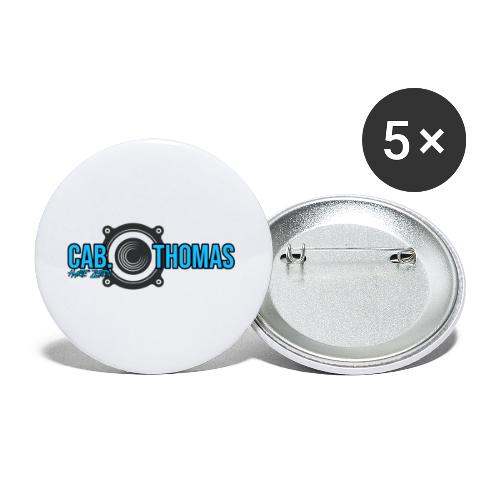 cab.thomas Logo New - Buttons groß 56 mm (5er Pack)