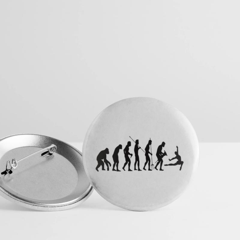 Ballet Dancer Evolution Dance Ballerina Dance Class Buttons large 2.2''/56 mm (5-pack)