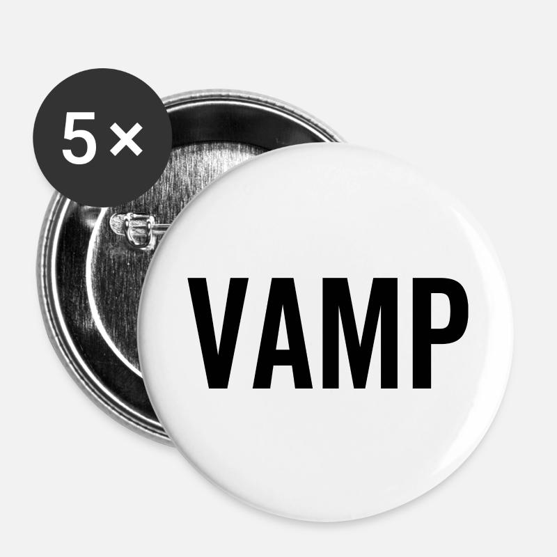 Vamp - Buttons large 2.2''/56 mm (5-pack) - white