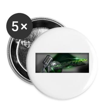 M-T-J-M - Buttons groß 56 mm (5er Pack) - Weiß - Vorne