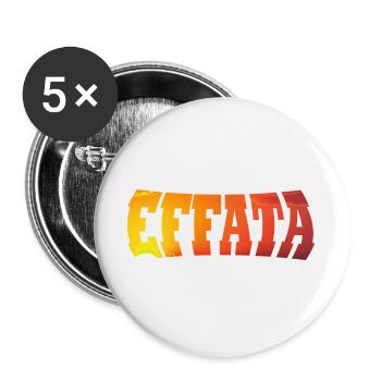 EFFATA - Buttons large 2.2''/56 mm (5-pack) - white - Front