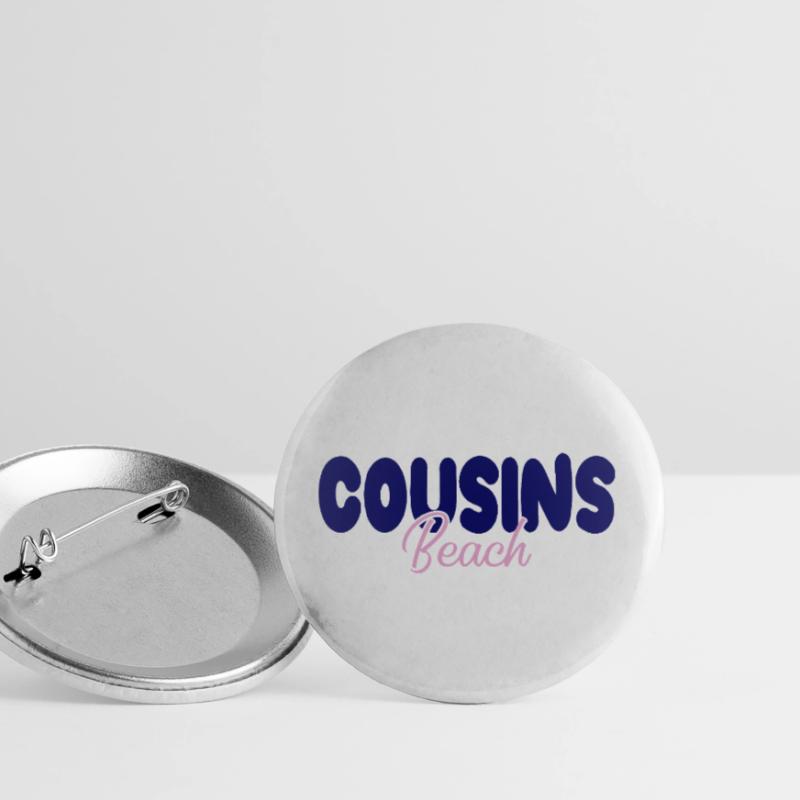 Cousins Beach – Bold & Soft Buttons large 2.2''/56 mm (5-pack)